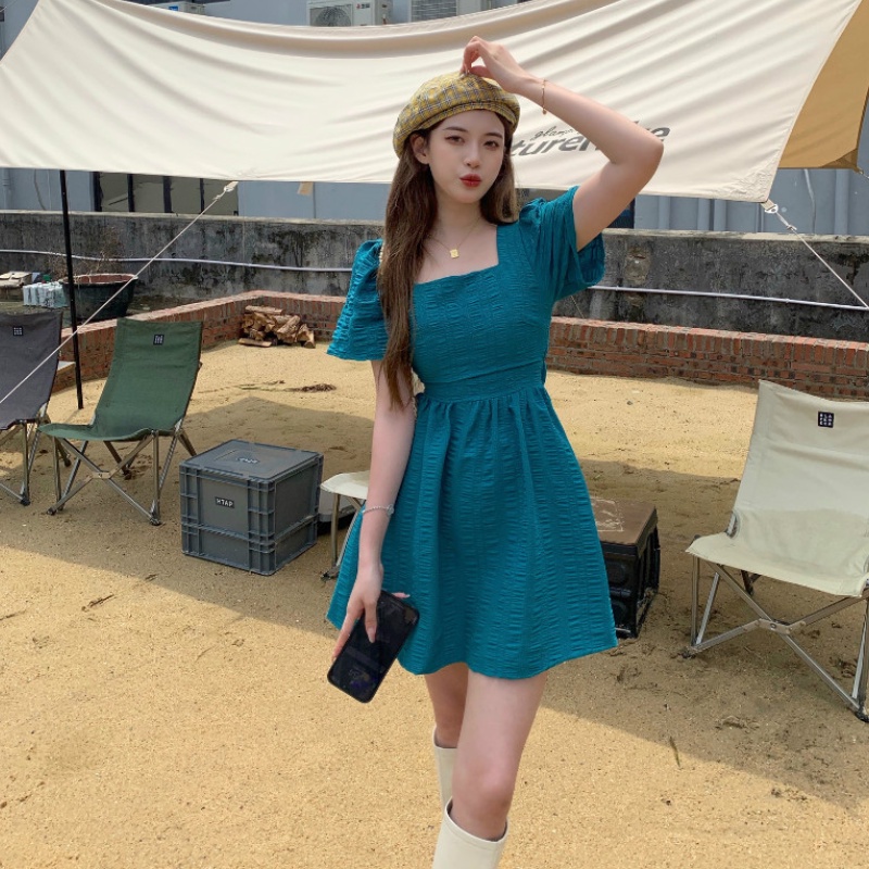 Đầm hở lưng Perty thiết kế mới thời trang mùa hè theo phong cách Hàn Quốc cho nữ