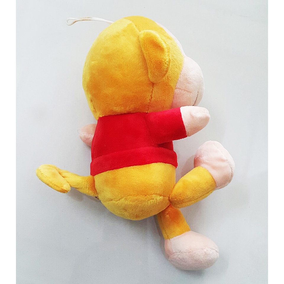 Gấu Bông Khỉ Mặc Áo Đỏ Chữ Love (20cm)