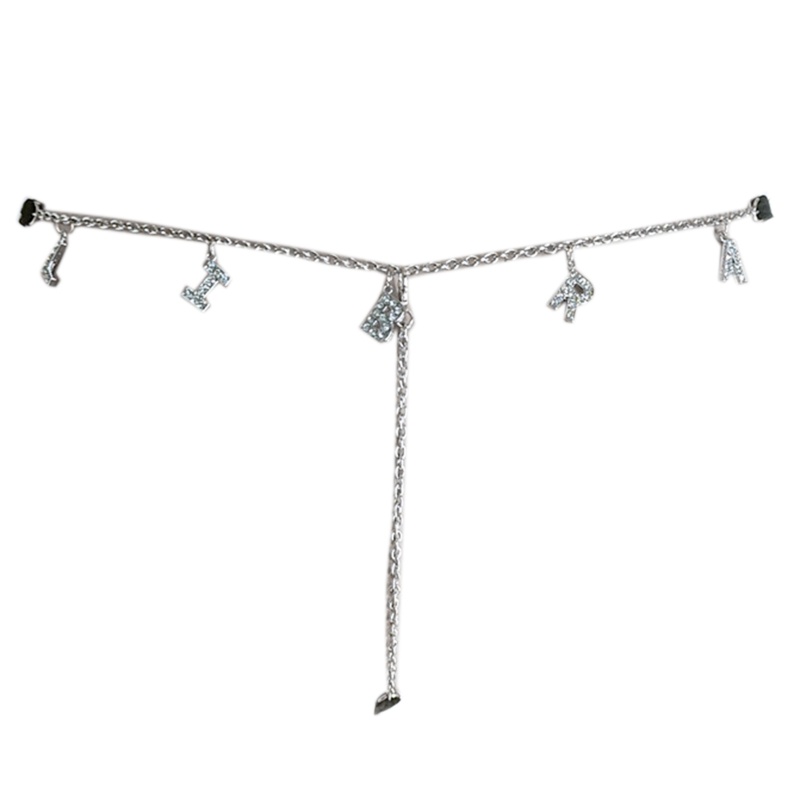 Dây Đeo Hông Đính Đá Lấp Lánh Thời Trang Đi Biển Quyến Rũ Cho Nữ