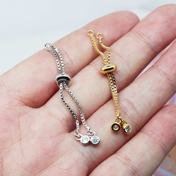 Phụ kiện dây xích mở rộng bằng đồng mạ vàng 18k