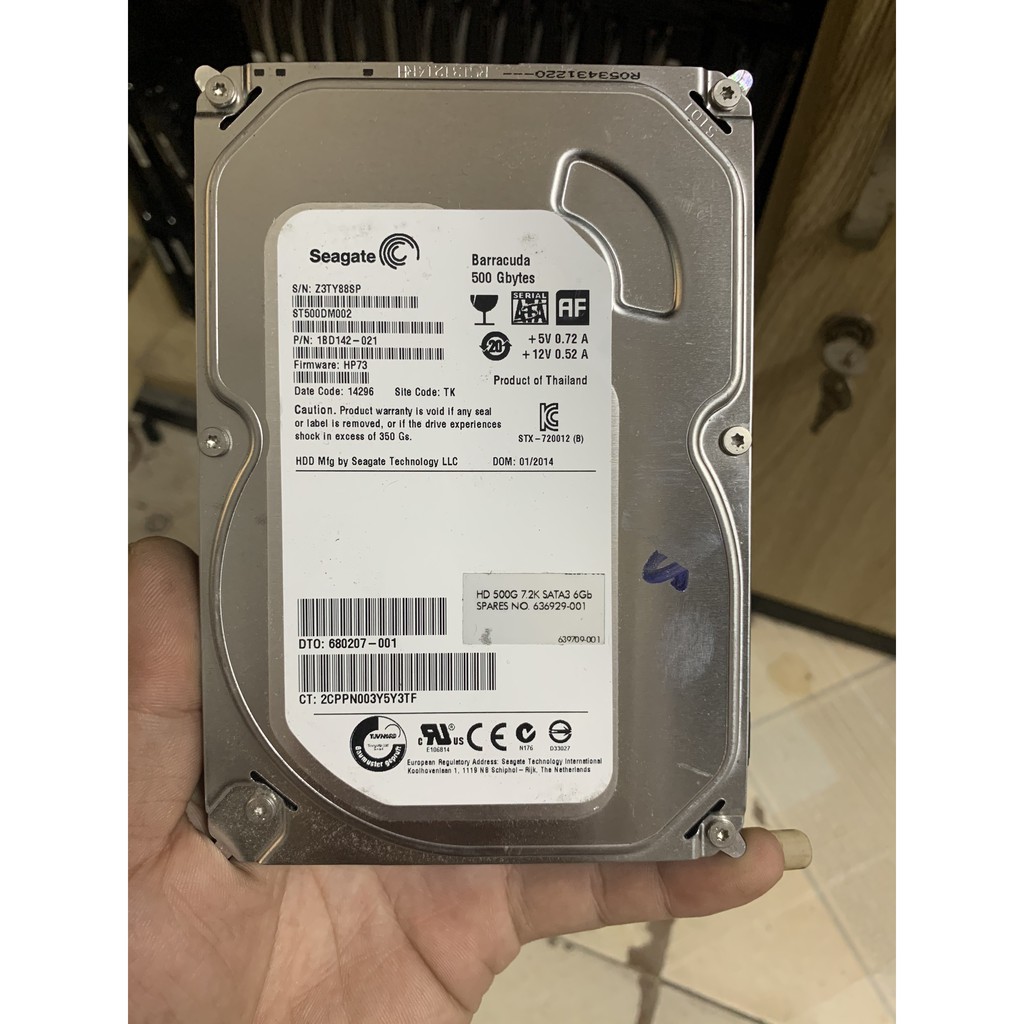 Ổ Cứng HDD 500G Cũ Vàng(98%) Thích Hợp Lưu Dữ Liệu Bảo Hành 1 Tháng Cho AE Yên Tâm | WebRaoVat - webraovat.net.vn