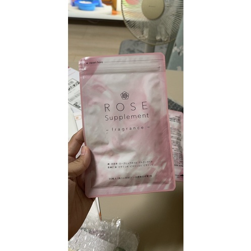 Viên uống thơm cơ thể Rose Supplement 90viên