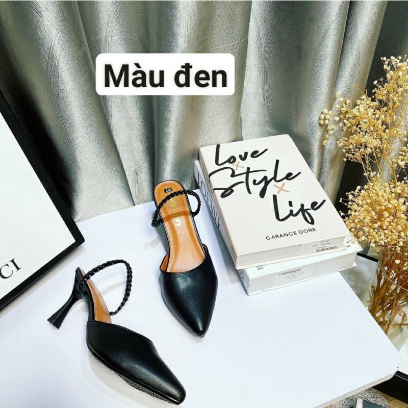 Giày Cao Gót Nữ Gót Nhọn 7cm Mã GA09
