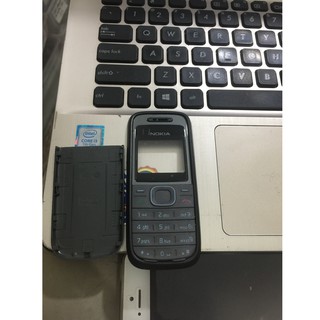 vỏ nokia 1208 kèm phím màu đen