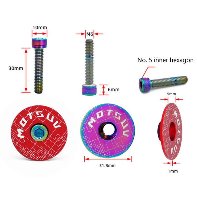 QQ Nắp Đậy Tô Bằng Hợp Kim Nhôm 31.8mm Chuyên Dụng Cho Xe Đạp Leo Núi