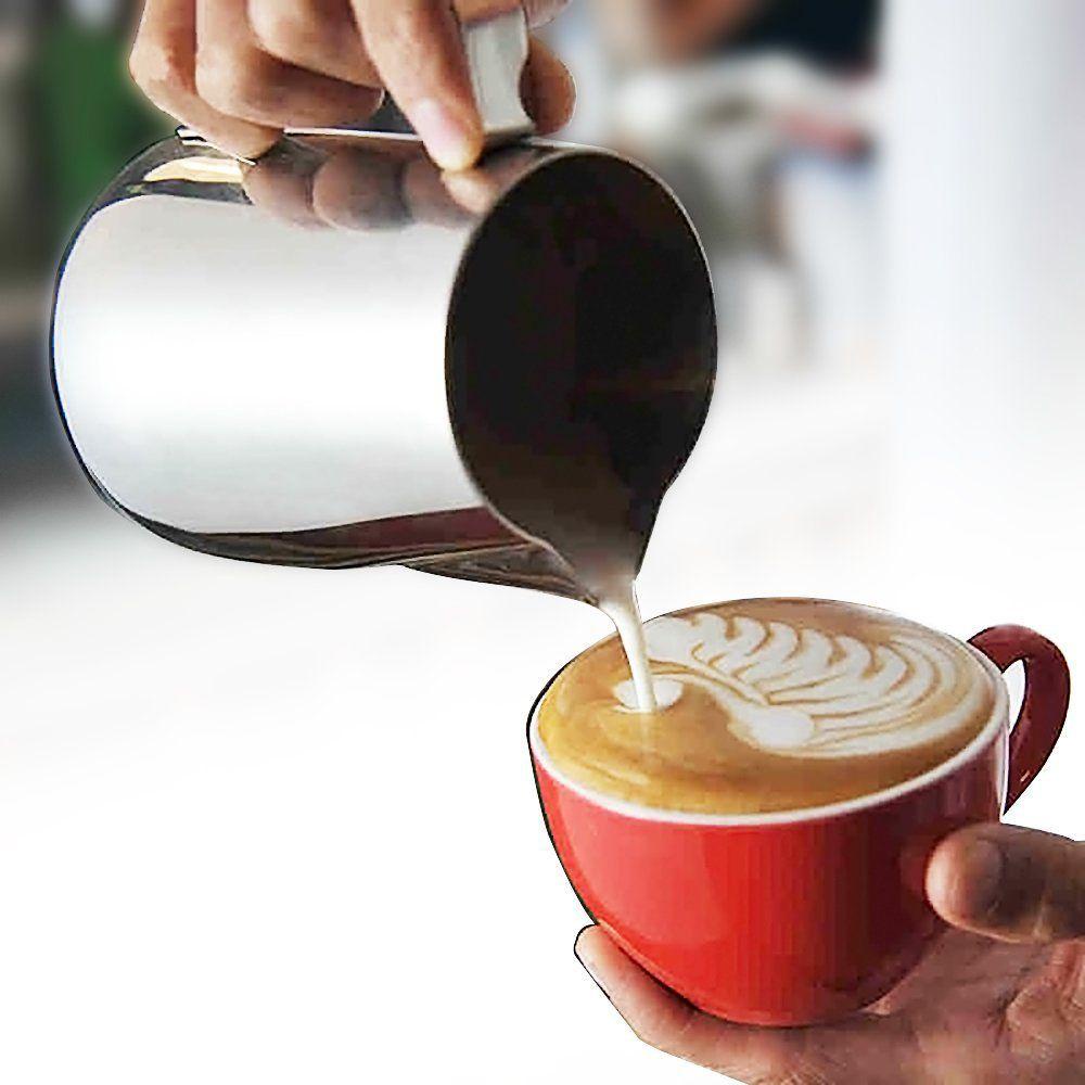 Bình Đựng Sữa Tạo Bọt Espresso Latte Bằng Thép Không Gỉ Tiện Dụng