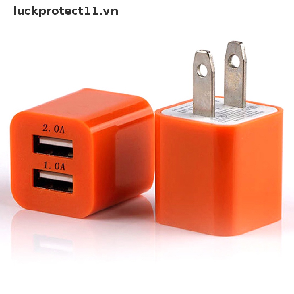 Phích Cắm Sạc Điện Thoại 5V 2 Cổng USB