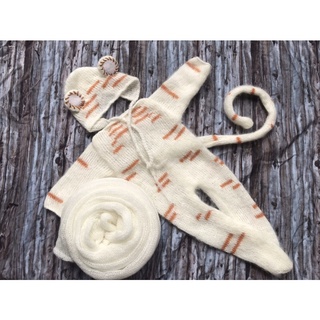 Bộ cọp len newborn