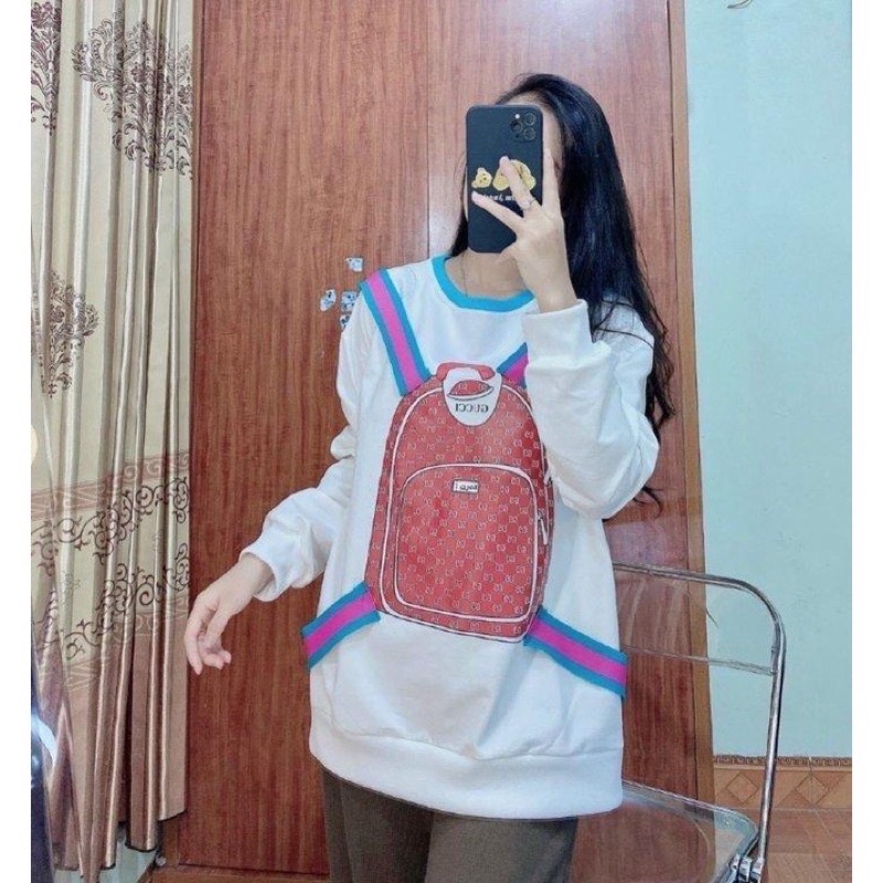 [Freeship]ÁO NỈ BALO DÀI TAY DA CÁ (Ảnh tự chụp) | BigBuy360 - bigbuy360.vn