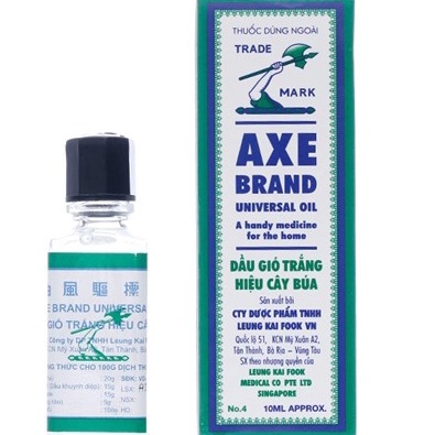 Dầu Gió Trắng Hiệu Cây Búa AXE Brand