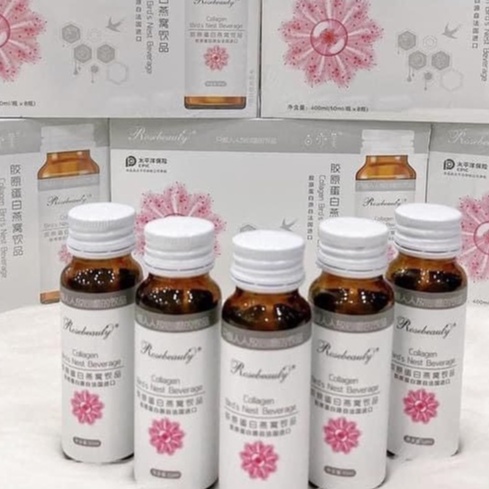 [ROSEBEAUTY] Nước Collagen Yến Chống Lão Hóa, Tăng Size Vòng 1 Full Hộp