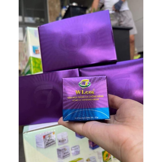 KEM WLEZA TÍM  DƯỠNG TRẮNG DA 15G