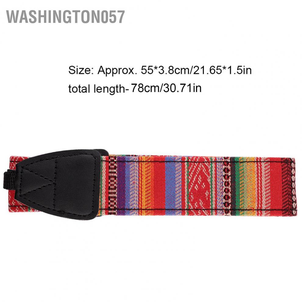 Washington057 Universal Adjustable Vintage Fashion Camera Shoulder Neck Belt Strap