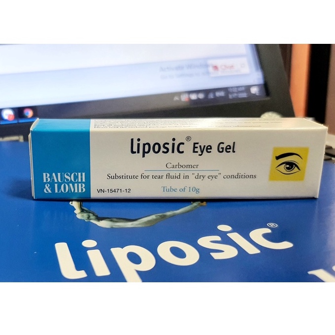 Nước nhỏ mắt nhân tạo Liposic Eye Gel date 9/2025