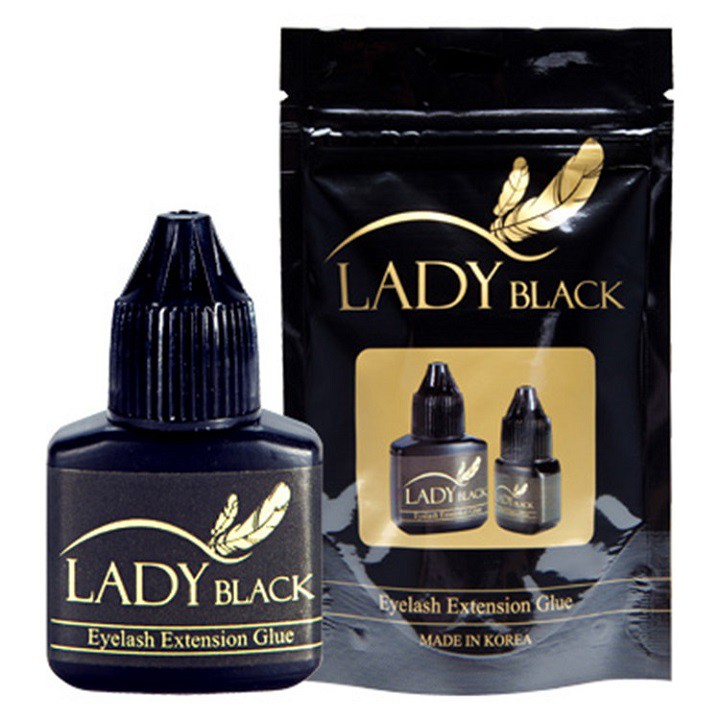 Keo Lady black/keo nối mi Lady black, khô chậm (3-4s)