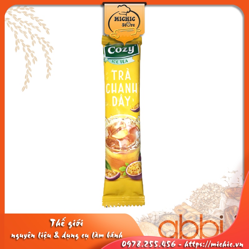 Trà hương chanh dây hòa tan cozy 18g - MiChic Cake Store - Cửa hàng nguyên liệu và dụng cụ làm bánh