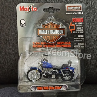 Mô hình xe mô tô harley davidson 1980 tỉ lệ 1:24