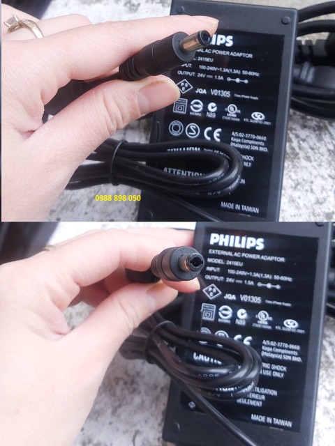 nguồn-adapter 24v 1500ma philips chính hãng