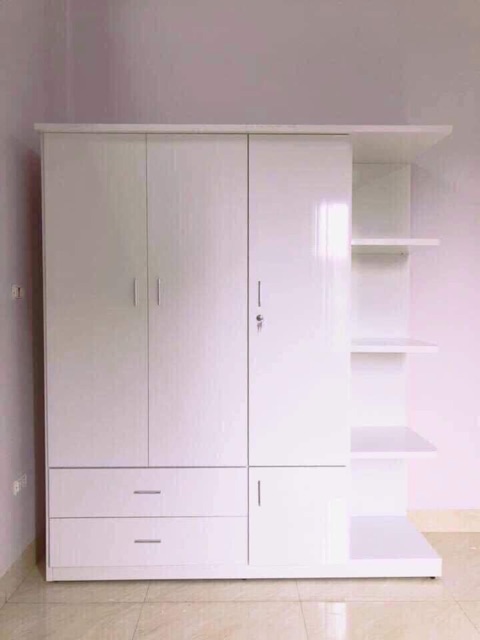 Tủ nhựa đài loan 4 cánh 1m67*1m85*48 ( 2/3 buồng) | BigBuy360 - bigbuy360.vn