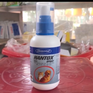 5 Lọ Hantox Spray - Diệt Ve, Ghẻ , Bọ Chét Trên Chó Mèo