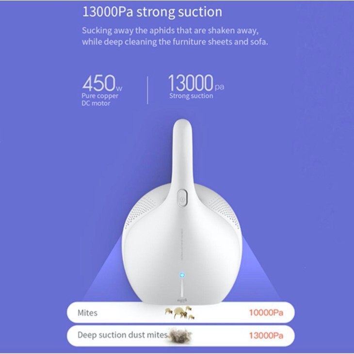 Máy Hút Bụi Giường Đệm Xiaomi Deerma CM800 Diệt Khuẩn Bằng Tia UV