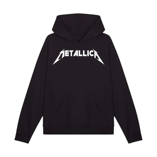 Hoodie in metallica