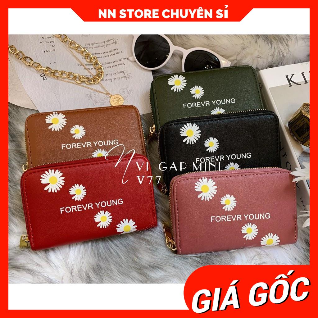 VÍ MINI HOA CÚC XINH XẮN V77 - 113 ⚡FREESHIP⚡100% ẢNH THẬT⚡ NN CHUYÊN SỈ - NN STORE