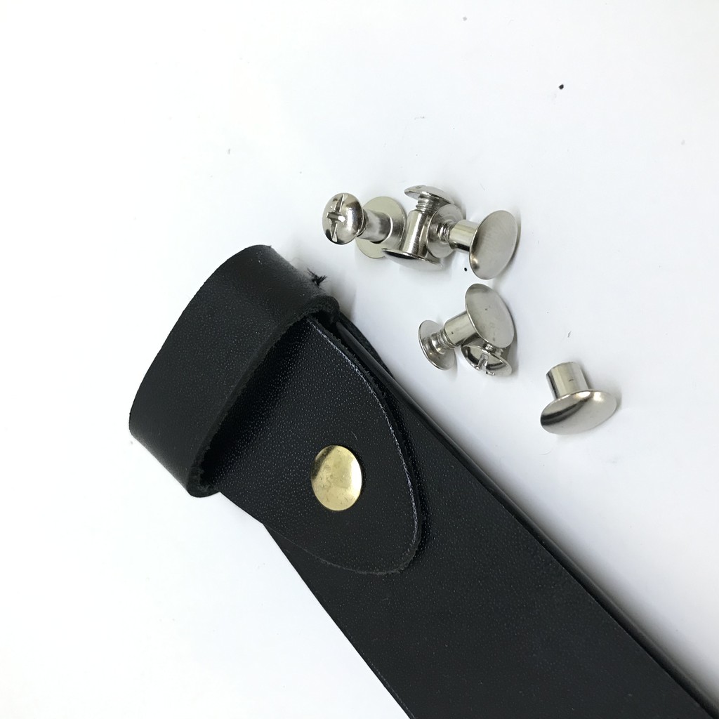 Ốc vít gắn khóa dây lưng/túi xách  - bịch 100 ốc