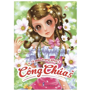Sách - tô màu trang phục công chúa 5