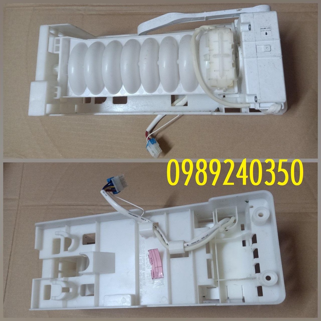 Khay đá rơi tủ lạnh Samsung kèm mô tơ đổ đá chính hãng