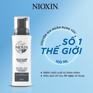 Tinh Chất NIOXIN 2 Dành Cho Tóc Tự Nhiên, Thưa Mỏng Và Rụng Nhiều Trong Thời Gian Dài Scalp & Hair Treatment 100ml
