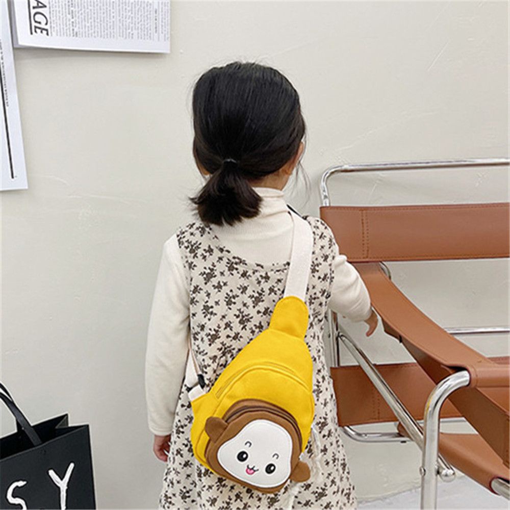 Túi đeo chéo hình chú khỉ dễ thương MIHAN1 cho bé