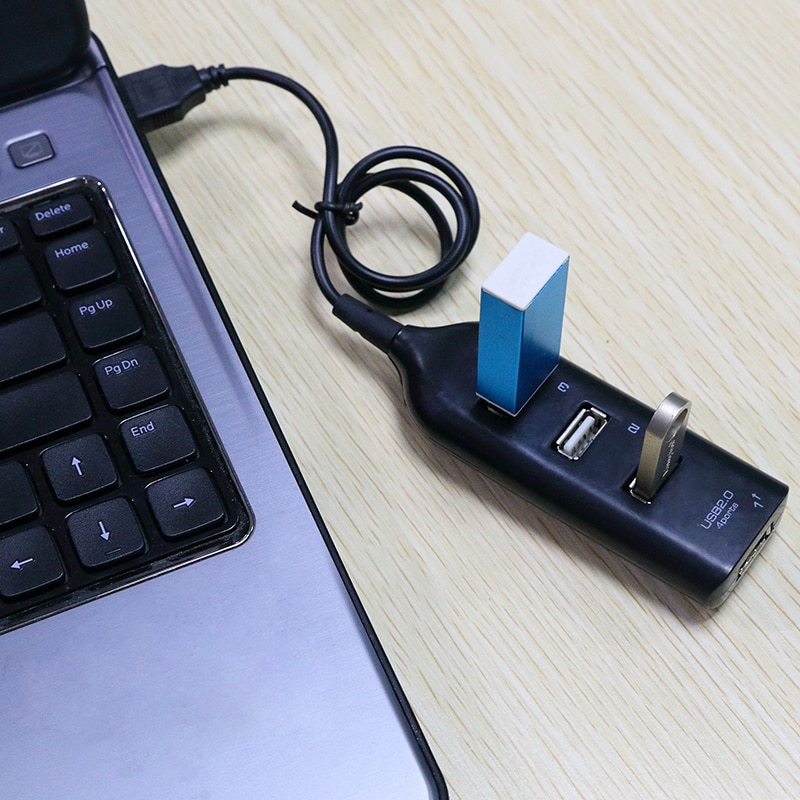 Hub Chia 4 Cổng Usb 2.0 Tốc Độ Cao Cho Laptop Pc