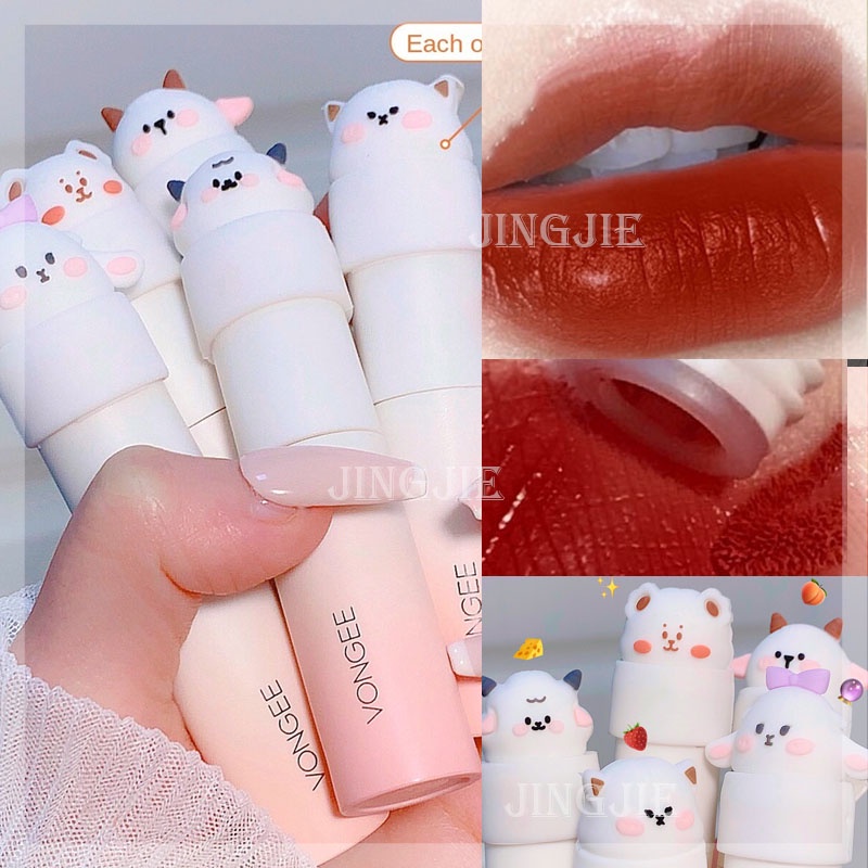 Son Môi Vongee Chất Nhung Lì Hình Thú Cưng Dễ Thương