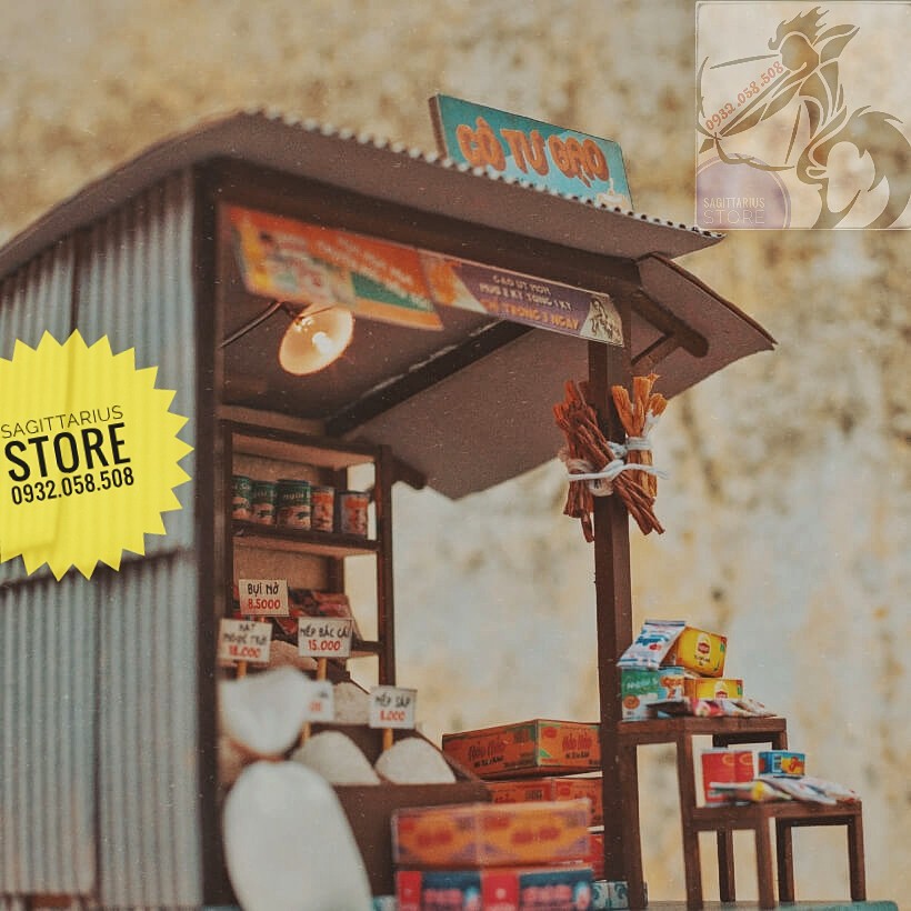 Mô Hình Lắp Ráp Tiệm Gạo Tí Hon - AD06
