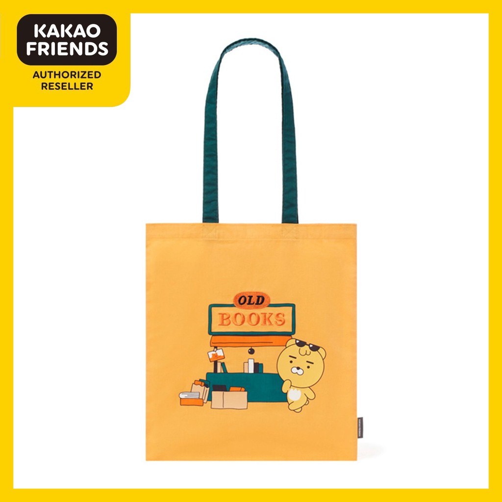 Túi Tote Vải Kakao Friends Travel Ryan màu cam dễ thương siêu cute F10849