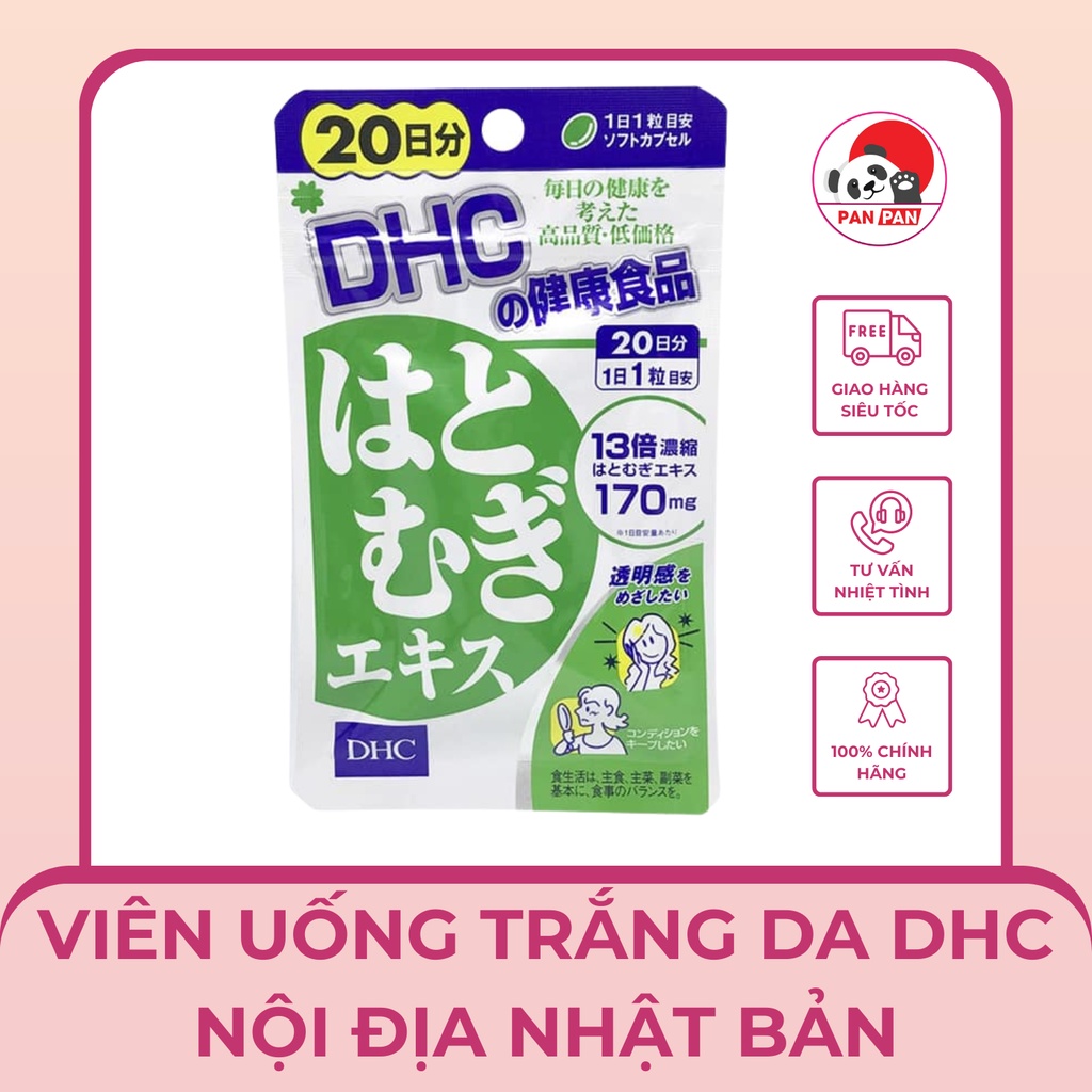 Viên Uống Trắng Da DHC Ức Chế Sự Sản Sinh Của Hắc Tố Melanin Để Lột Xác Cho Làn Da Trắng Ngần Rạng Rỡ