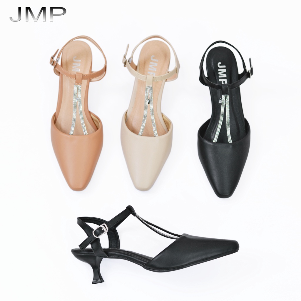 JMP - Sandal Cao Gót Nữ Tính Mũi Nhọn Cao 4cm - SD51