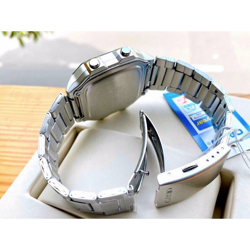 đồng hồ nam AE1200 bản dây thép đúc k gỉ 2021 | BigBuy360 - bigbuy360.vn