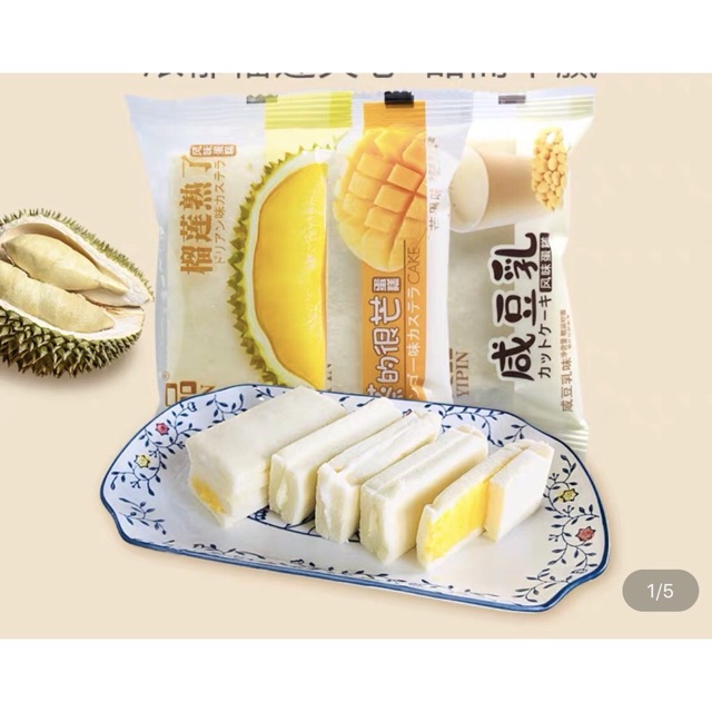 10 Chiếc Bánh Bông Lan Vị Xoài Kẹp Kem