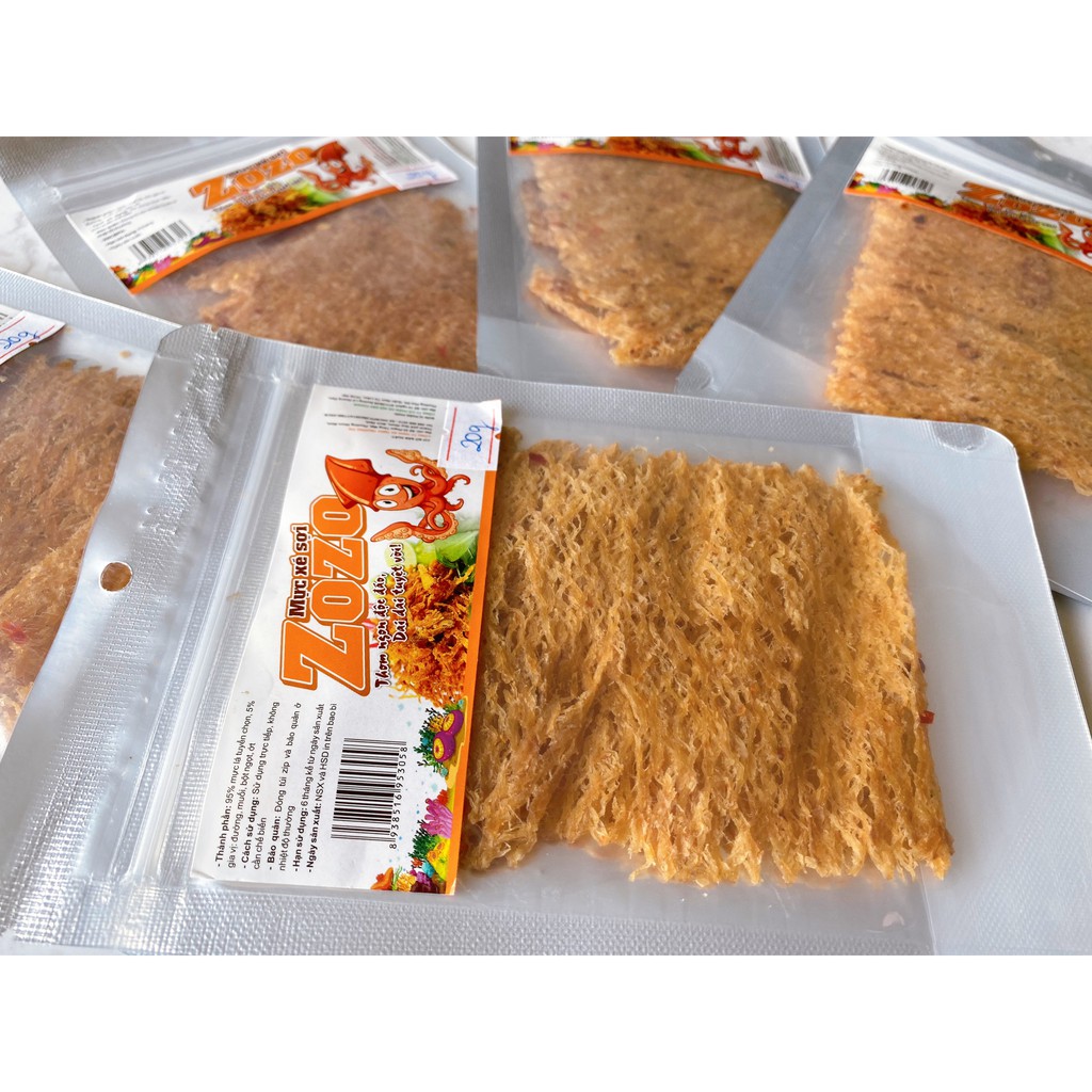 [Khô mực cán tẩm gia vị đồ ăn vặt] Mực cán tẩm gia vị ZOZO size mini tiện dụng  20g - Khô gà lá chanh Cooky | BigBuy360 - bigbuy360.vn