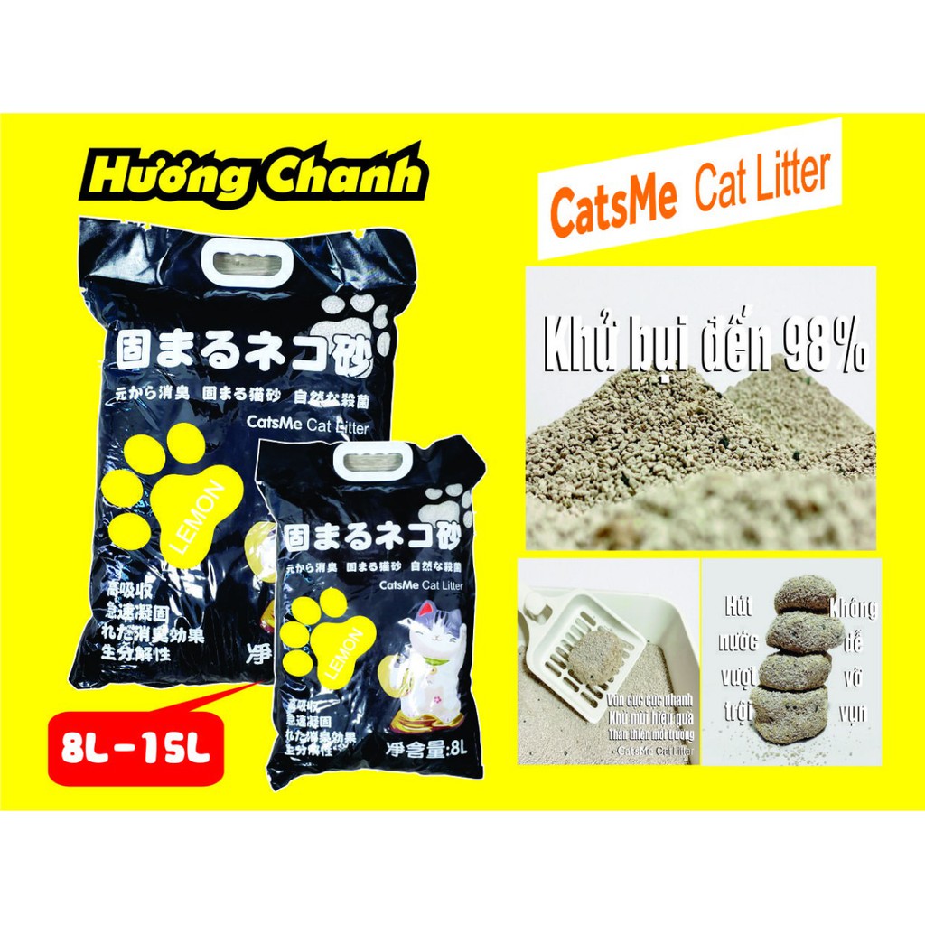 Cát Vệ Sinh Cho Mèo CatSME Litter - 15L