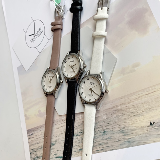 OYE chính hãng - Đồng hồ dây da nữ size nhỏ hợp với mọi cổ tay | BigBuy360 - bigbuy360.vn