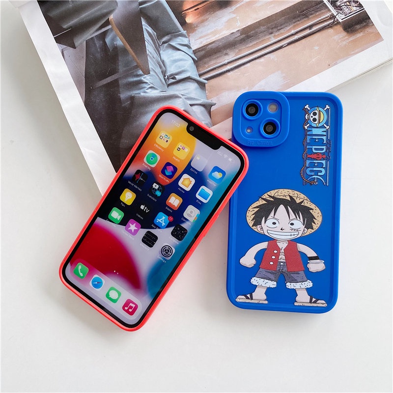 Mới Ốp Điện Thoại Mềm Hình luffy Cho iphone 13 12 Pro 11 Pro XS Max 6 6S 7 8 Plus SE2020 6Plus 7Plus 13Pro 12Pro