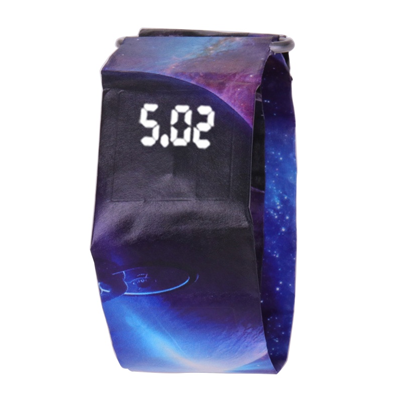 Alli Đồng Hồ Giấy Kỹ Thuật Số Chống Trầy Xước Bền Bỉ Chống Thấm Nước Thân Thiện Với Da Thoáng Khí Kỹ