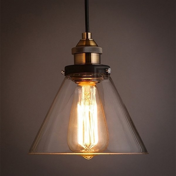 Đèn thả chao thủy tinh