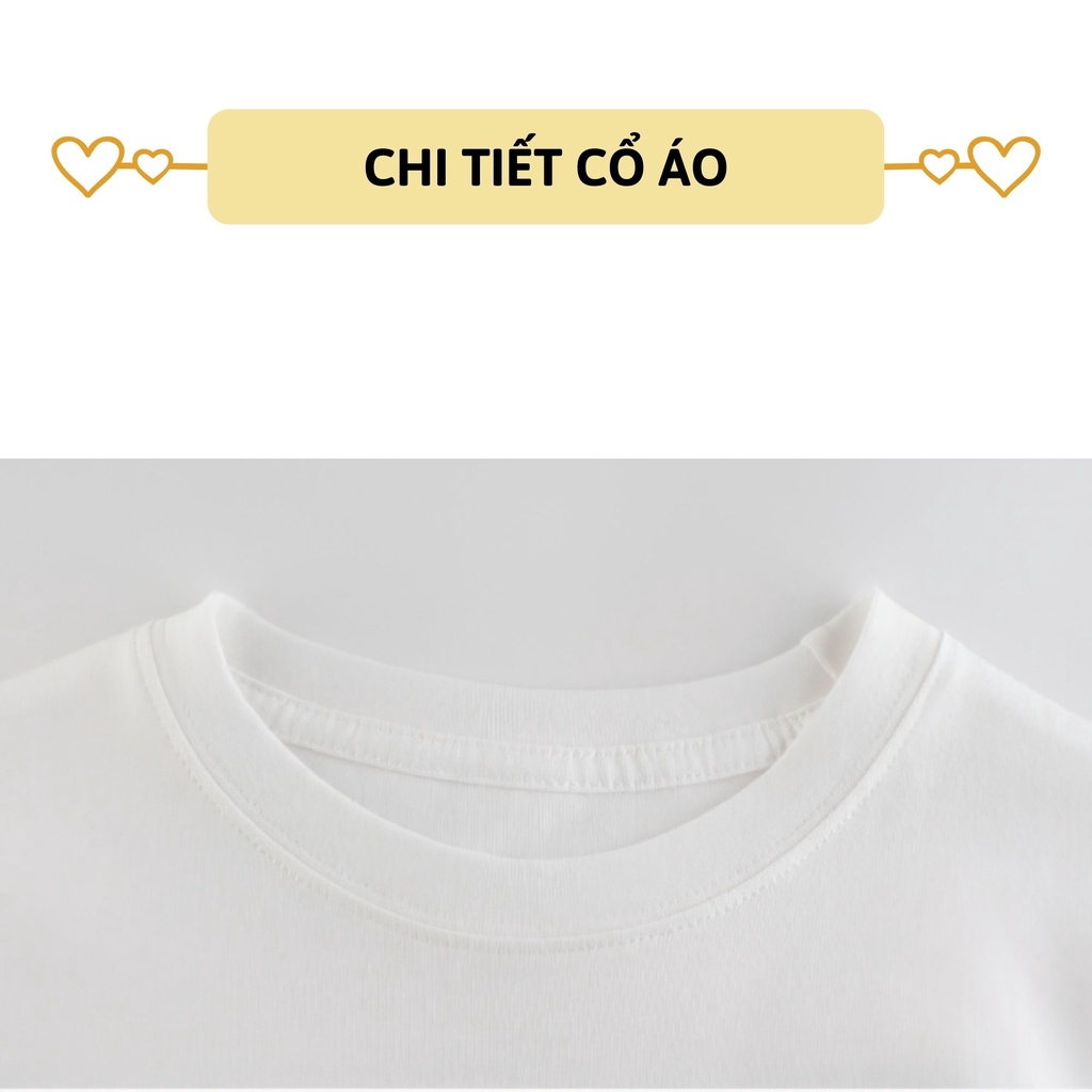Áo thun bé gái ngắn tay size đại 27Kids Grrr cộc nữ sợi Cotton 180g cho trẻ từ 10-14 tuổi GSTS11