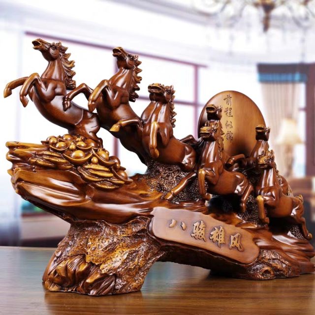 Tượng Gỗ Mã Đáo Thành Công Kích Thước 50*15*30cm Nặng 4,5kg | BigBuy360 - bigbuy360.vn