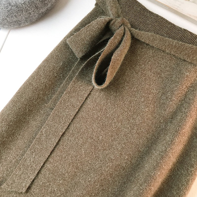 [Hàng sẵn] Chân váy dài, dáng chữ A, Chân váy len dệt kim rất đẹp | BigBuy360 - bigbuy360.vn