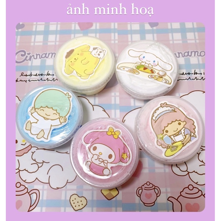 Chất Nhờn Ma Quái Slime Hongkong Slime Basic 3oz = 90ml cùng nhãn dán Sanrio